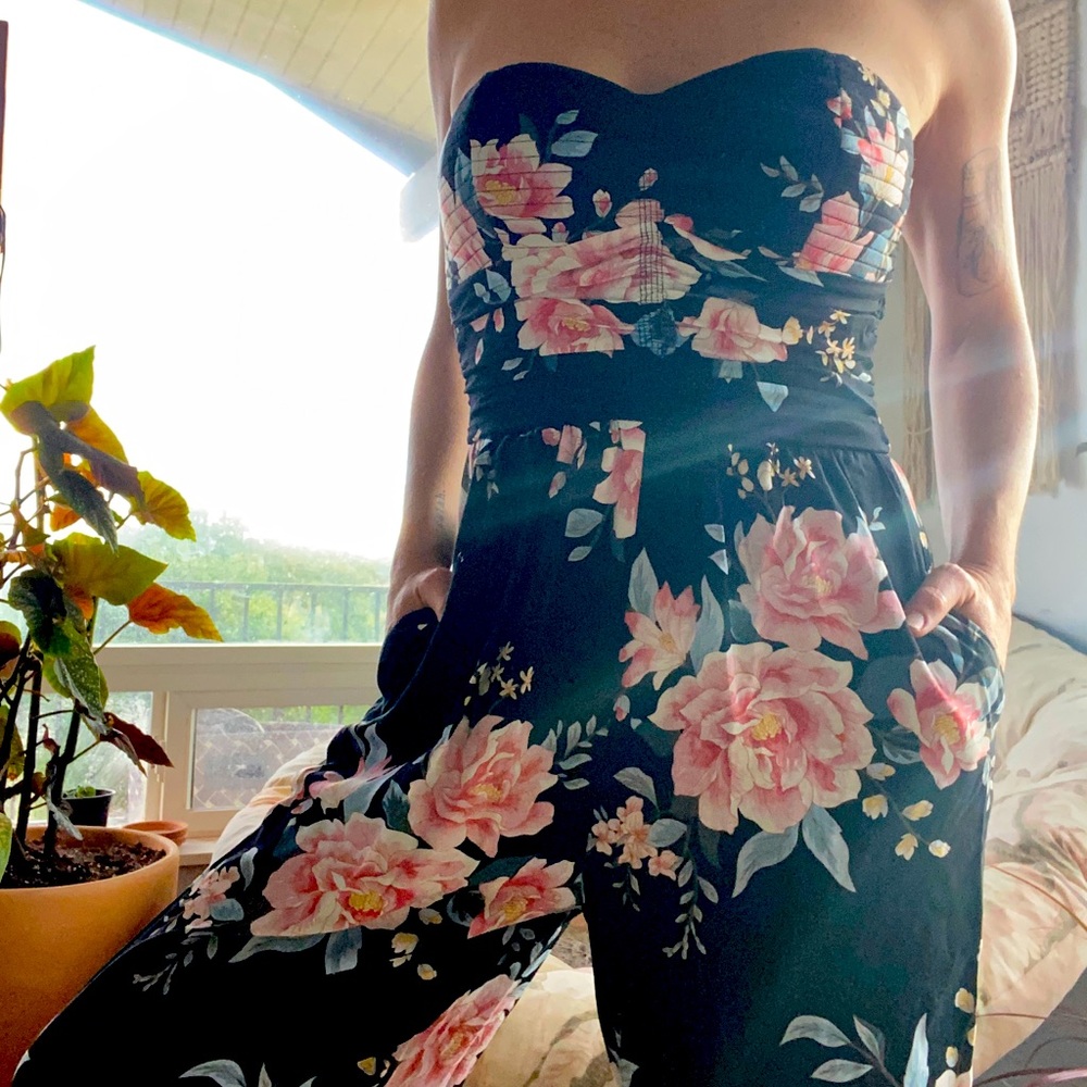 Floral jumpsuit